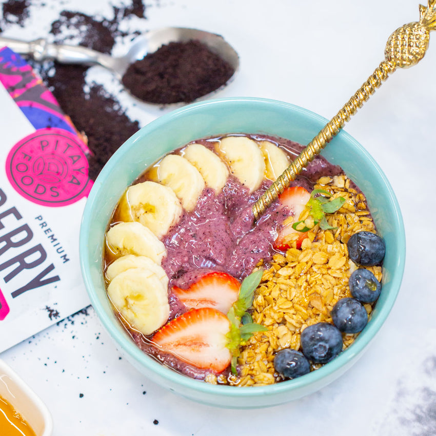Dairy Free Acai Smoothie Bowl Recipe • The Candid Cooks