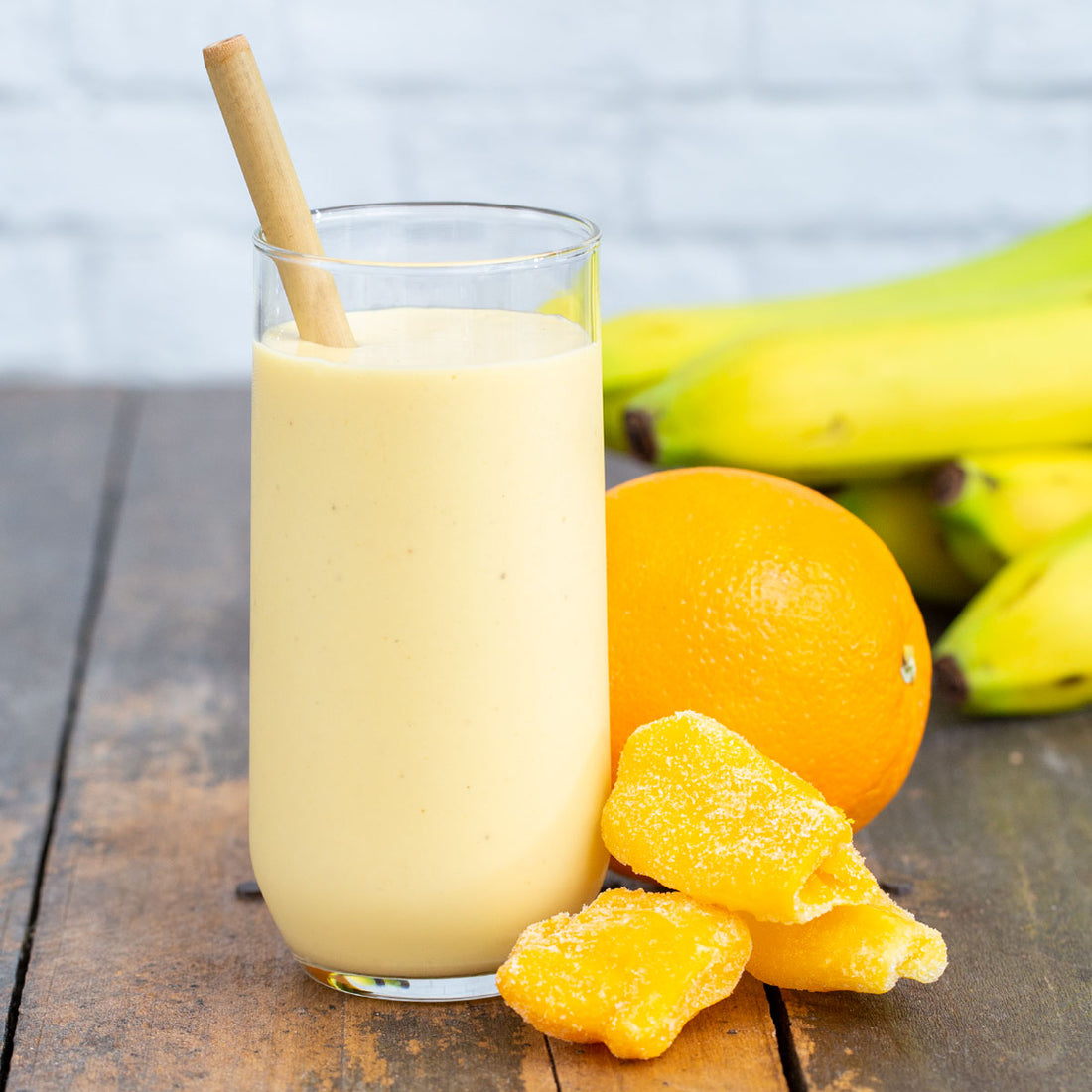 Orange Banana Recovery Smoothie High Protein