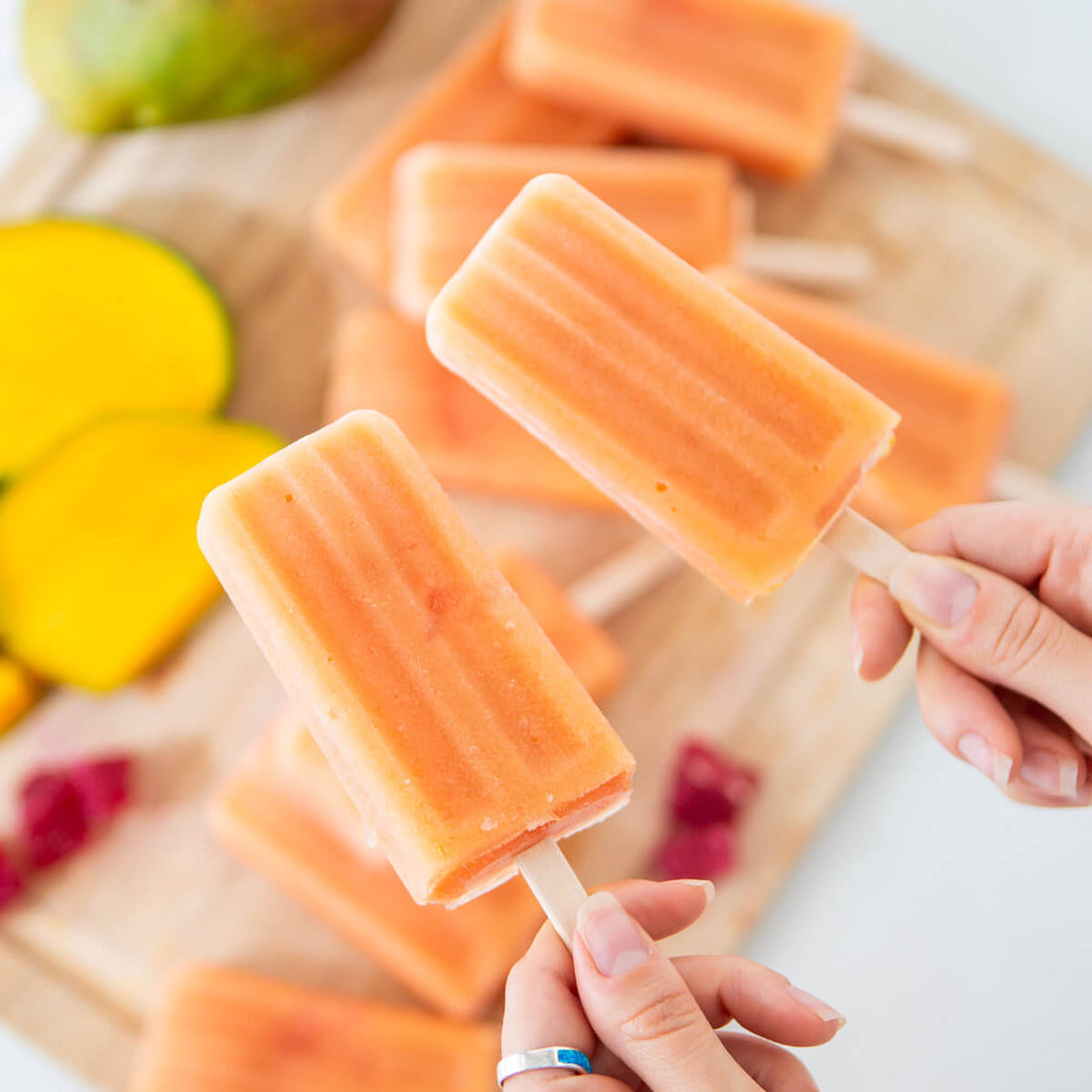 Pomegranate Popsicles