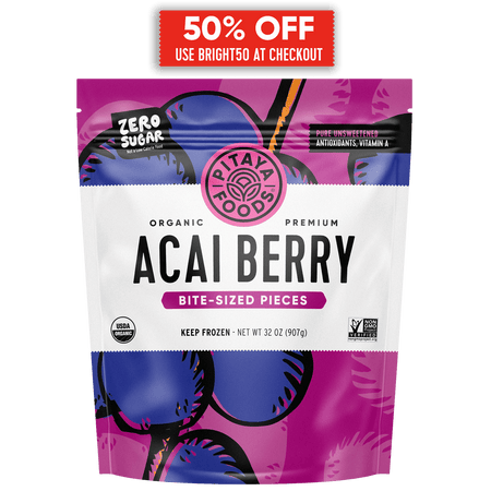 Organic Acai Berry Bite-Sized Pieces 2Lb