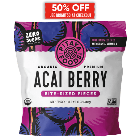 Organic Acai Berry Bite-Sized Pieces