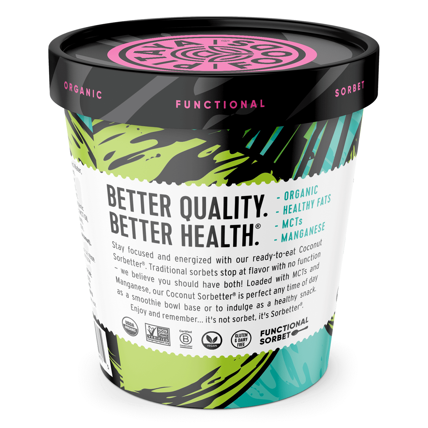 Organic Coconut Sorbetter® Sorbet Pint