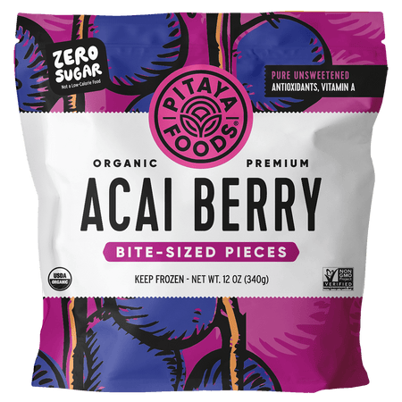 Organic Acai Berry Bite-Sized Pieces