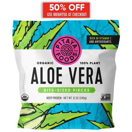 Organic Aloe Vera Bite-Sized Pieces