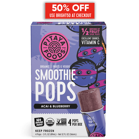 Organic Acai Blueberry Smoothie Pops